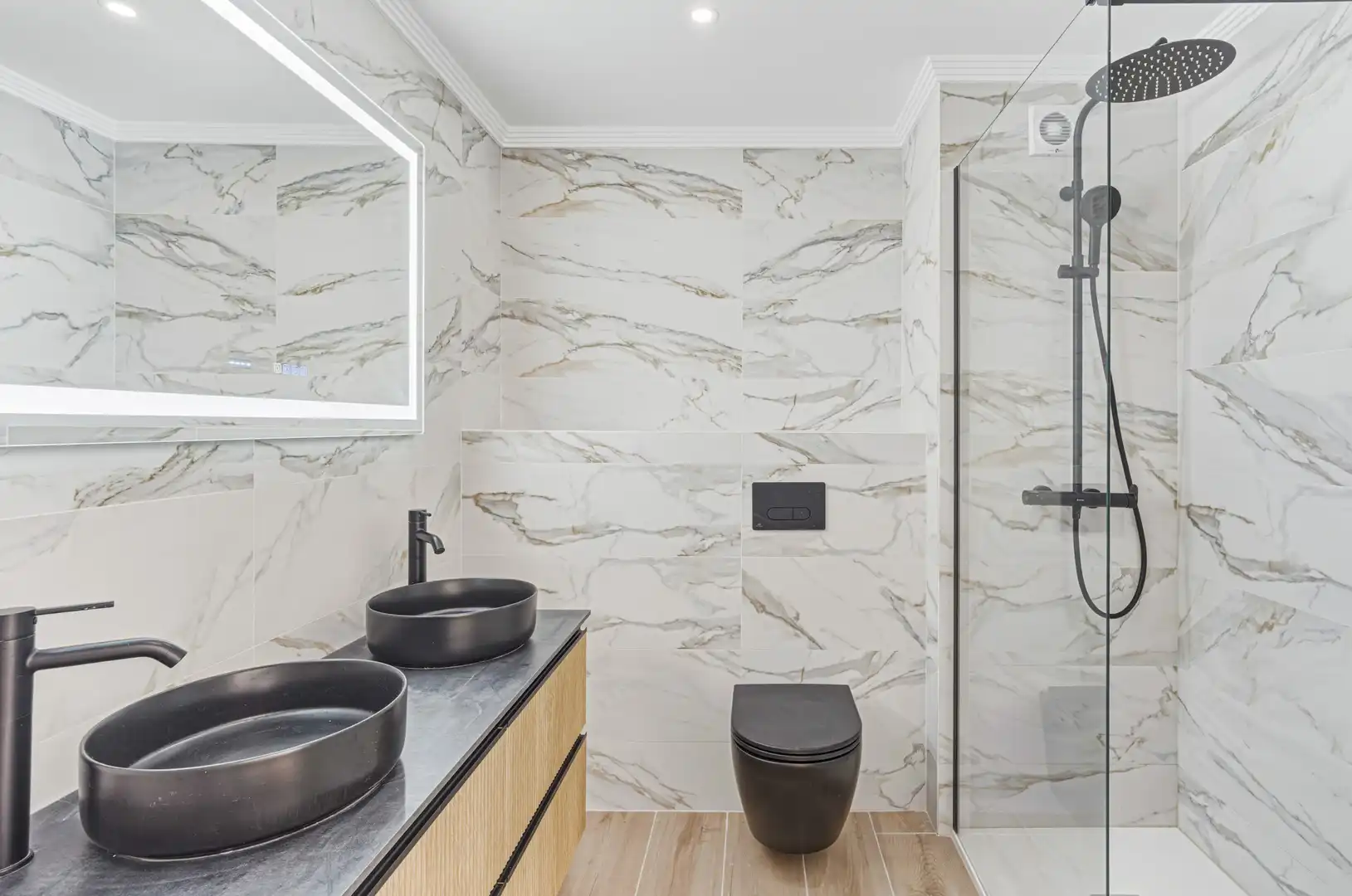 Bathroom of Ground floor for sale in Mijas  with Air Conditioner, Terrace and Swimming Pool