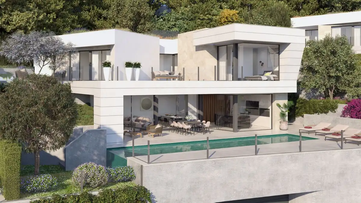 Vista exterior de Casa adosada en venta en Málaga con Aire acondicionado y Terraza