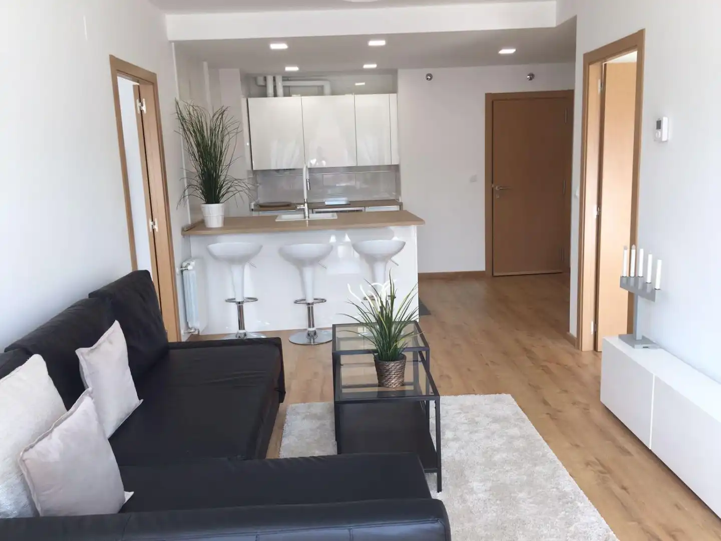 Living room of Flat for sale in Voto  with Heating, Parquet flooring and Furnished
