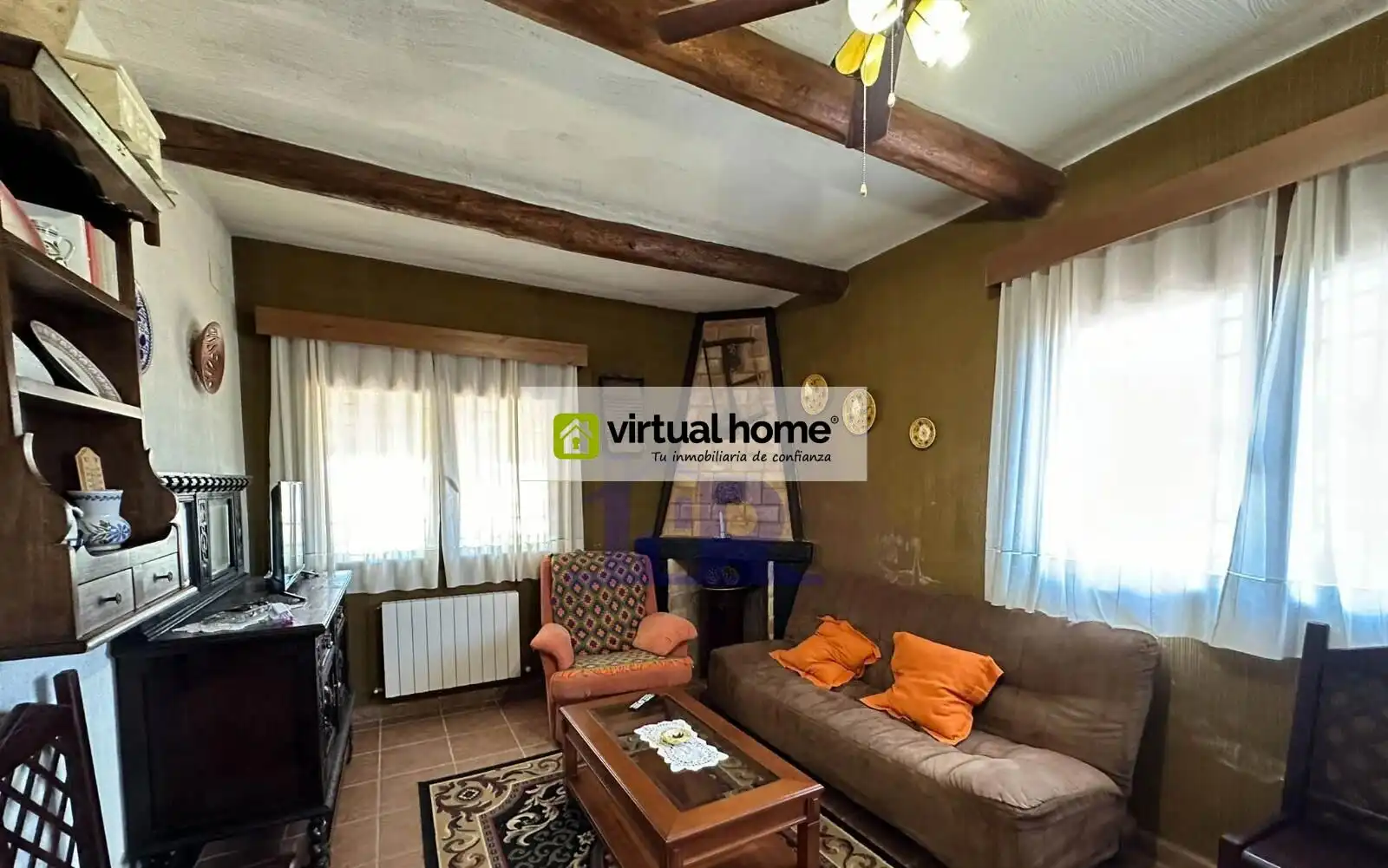 Sala de estar de Casa o chalet en venta en Cuenca con Aire acondicionado