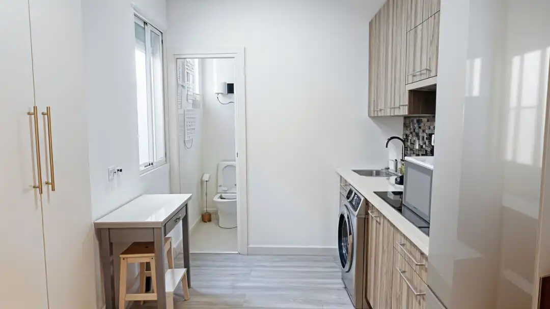 Kitchen of Flat for sale in Madrid  with Air Conditioner, Heating and Furnished