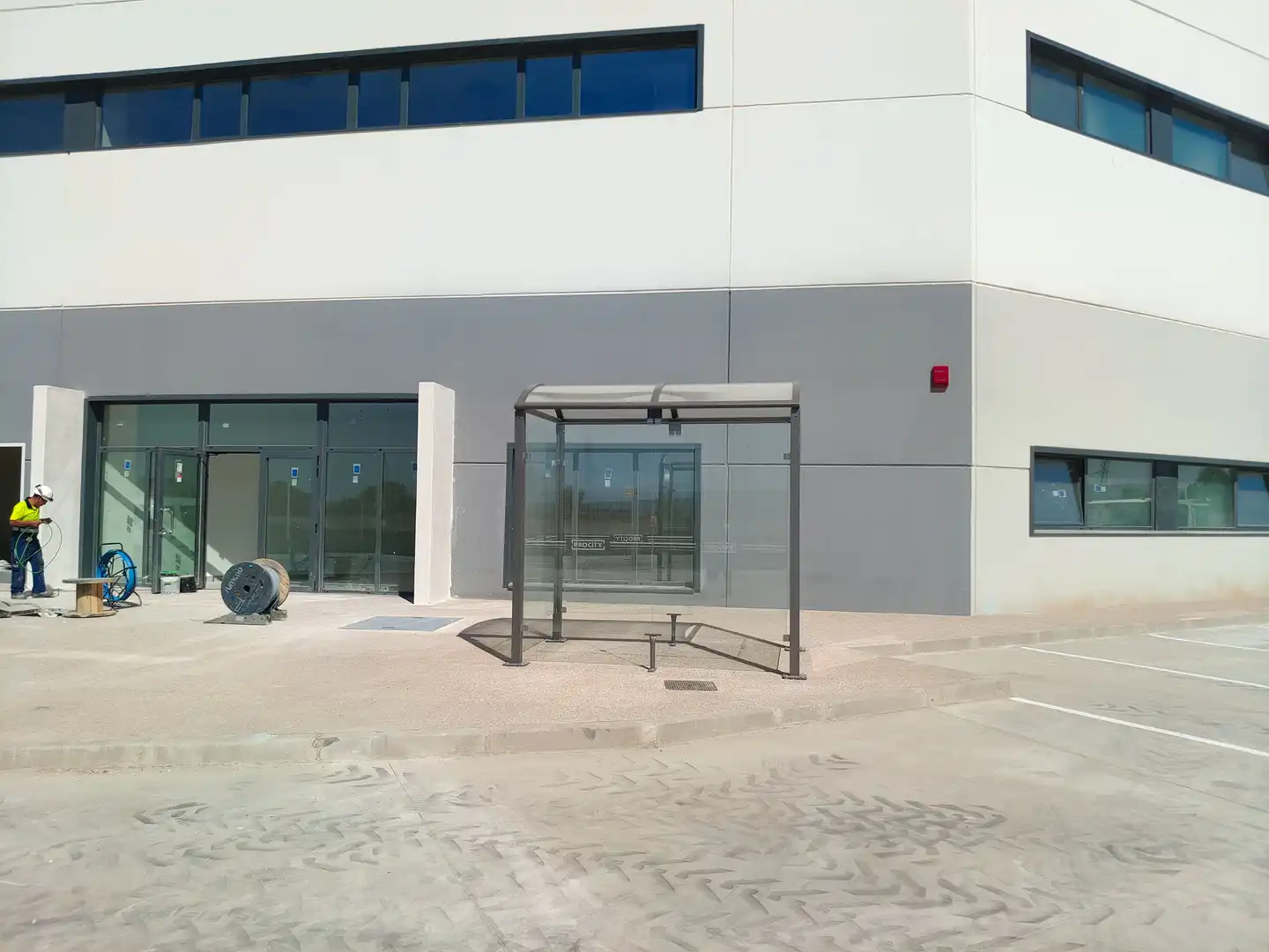Exterior view of Industrial buildings for rent in Bustares