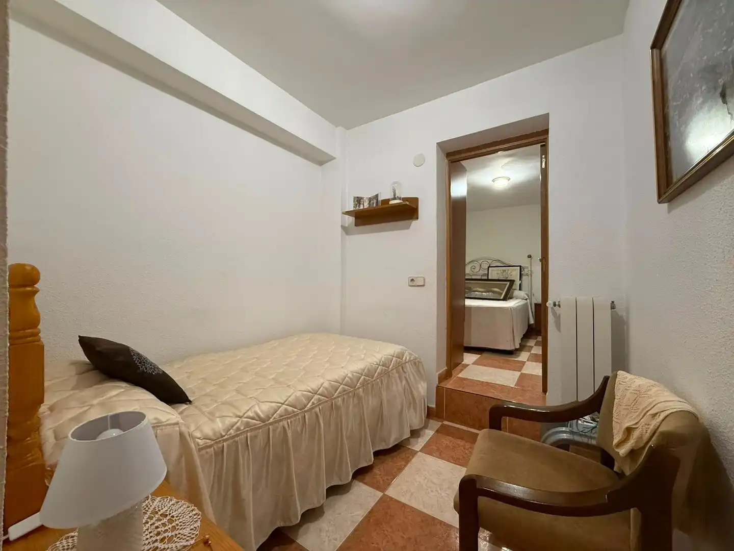 Bedroom of Flat for sale in Madrid  with Air Conditioner, Heating and Terrace