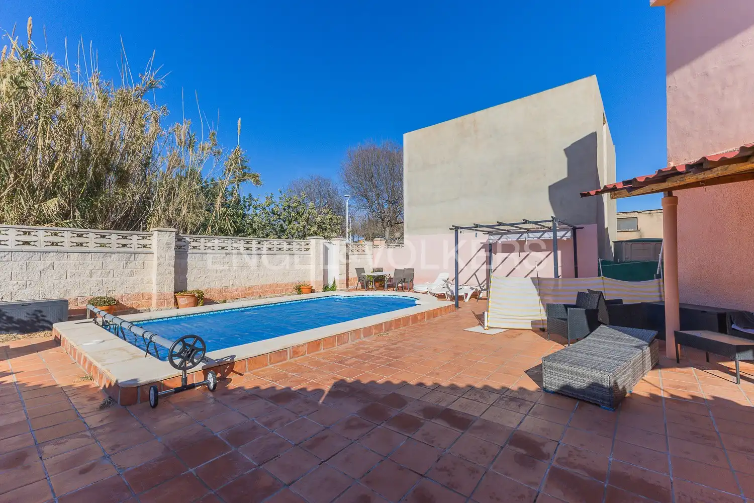 Swimming pool of Houses for sale in Gandia  with Heating, Private garden and Balcony