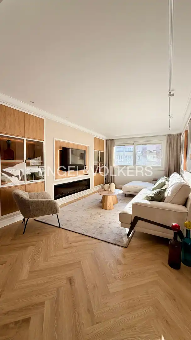 Wohnzimmer von Wohnung zum Verkauf in Madrid mit Klimaanlage, Heizung und Möbliert