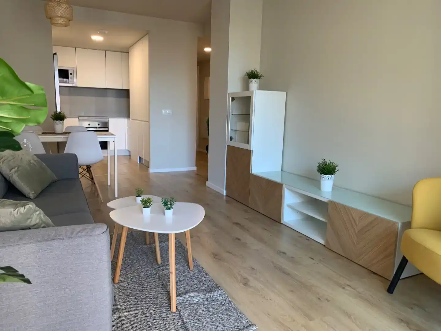 Living room of Flat for rent in Las Palmas de Gran Canaria  with Parquet flooring, Swimming Pool and Furnished