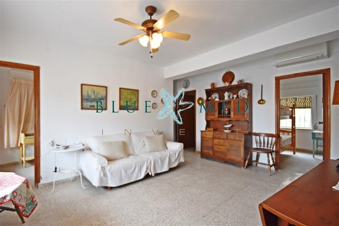 Sala de estar de Piso en venta en Mazarrón con Aire acondicionado, Terraza y Amueblado