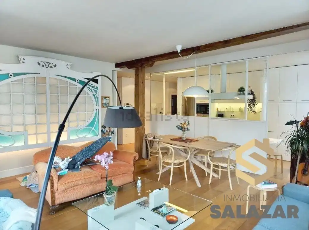 Sala de estar de Piso de alquiler en Bilbao  con Calefacción