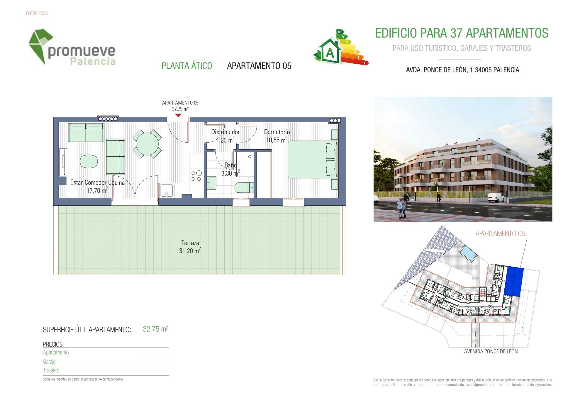 Apartament en venda en Palencia Capital amb Terrassa i Piscina