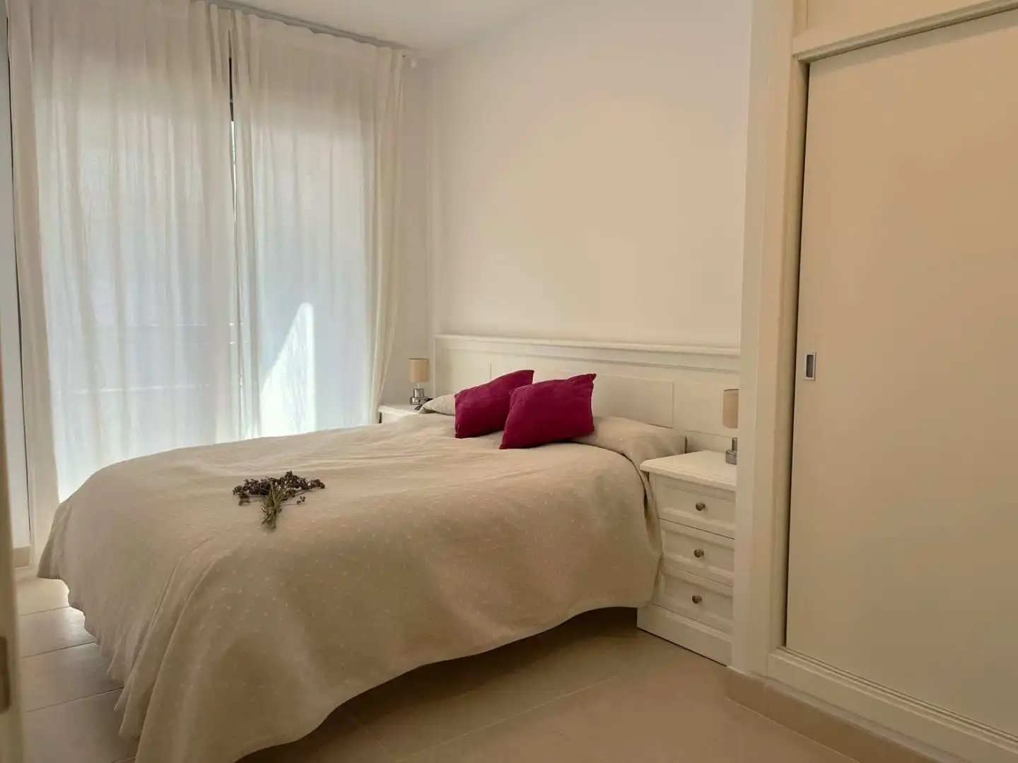 Bedroom of Flat for sale in Garrucha  with Air Conditioner, Terrace and Swimming Pool