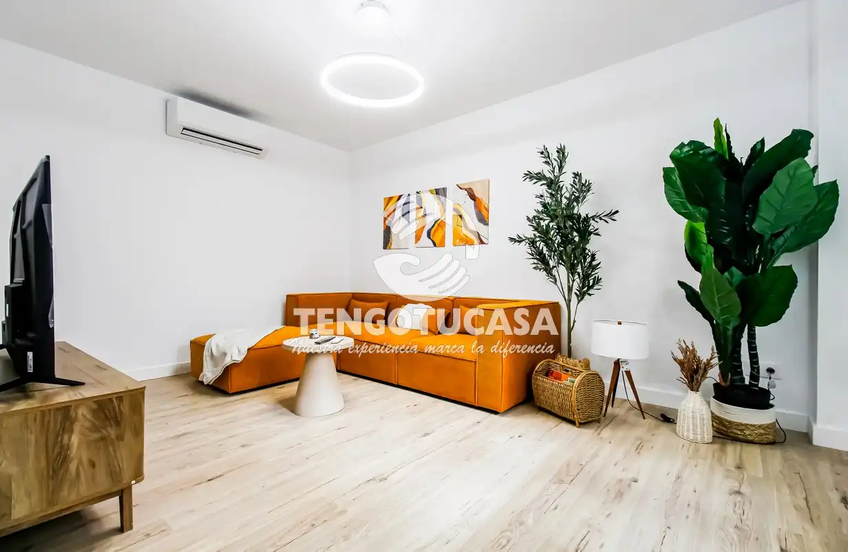 Sala de estar de Piso en venta en  Madrid Capital con Aire acondicionado, Calefacción y Amueblado