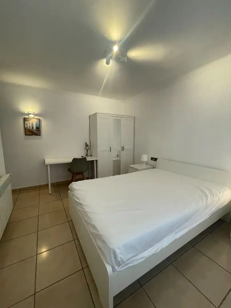 Schlafzimmer von Wohnung zur Miete in Mataró mit Heizung, Terrasse und Möbliert
