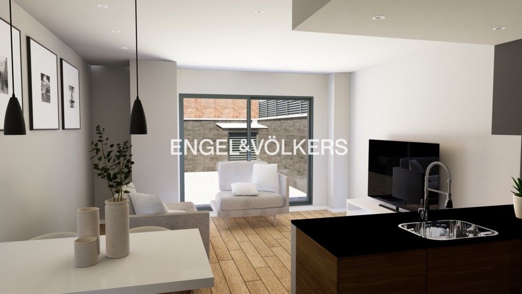 Living room of Attic for sale in L'Hospitalet de Llobregat  with Air Conditioner, Heating and Terrace