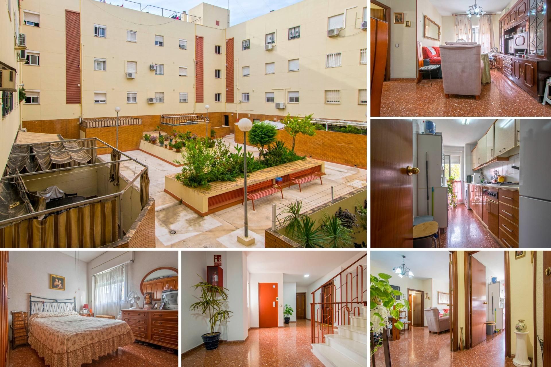 Exterior view of Flat for sale in  Sevilla Capital  with Air Conditioner