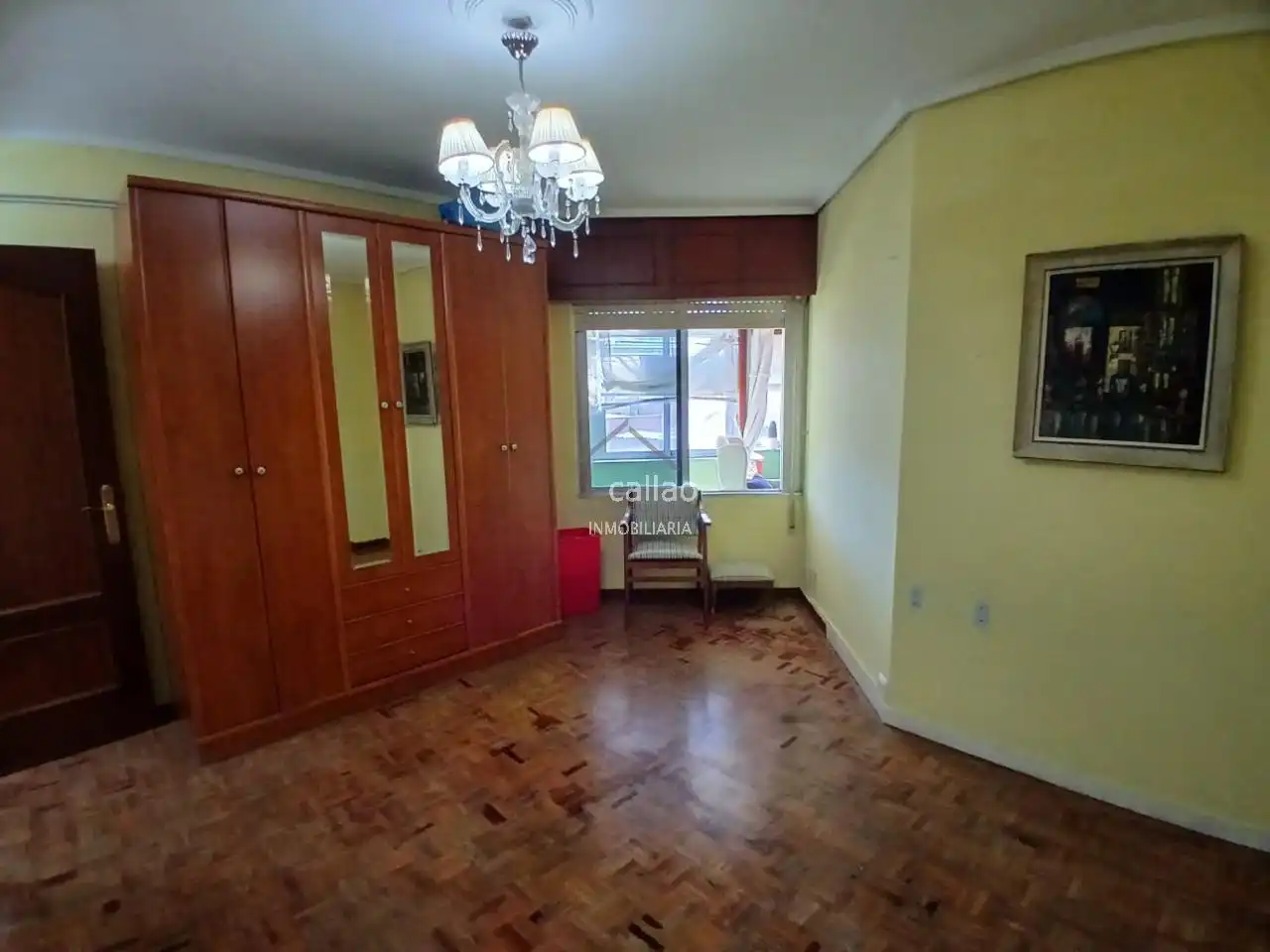 Bedroom of Flat for sale in Ferrol  with Furnished