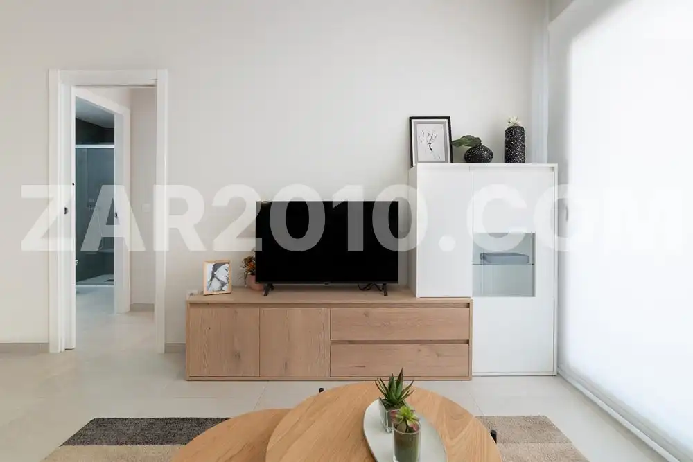 Wohnzimmer von Wohnungen zum Verkauf in Pulpí mit Klimaanlage, Privatgarten und Terrasse