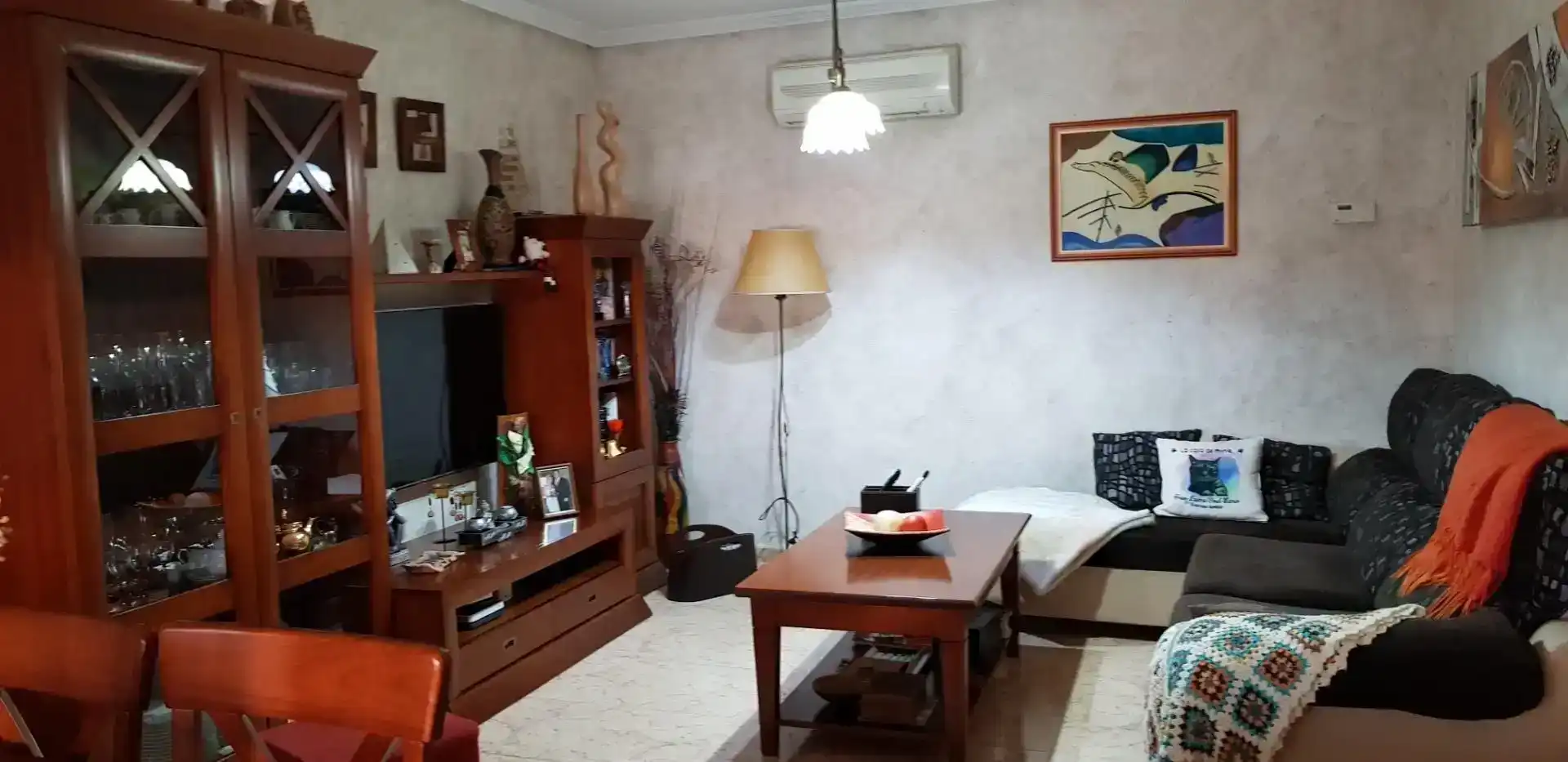 Sala d'estar de Casa o xalet en venda en Valmojado amb Aire condicionat