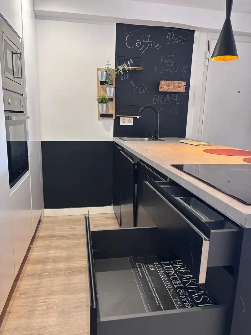 Kitchen of Flat for rent in Murcia  with Air Conditioner, Heating and Furnished