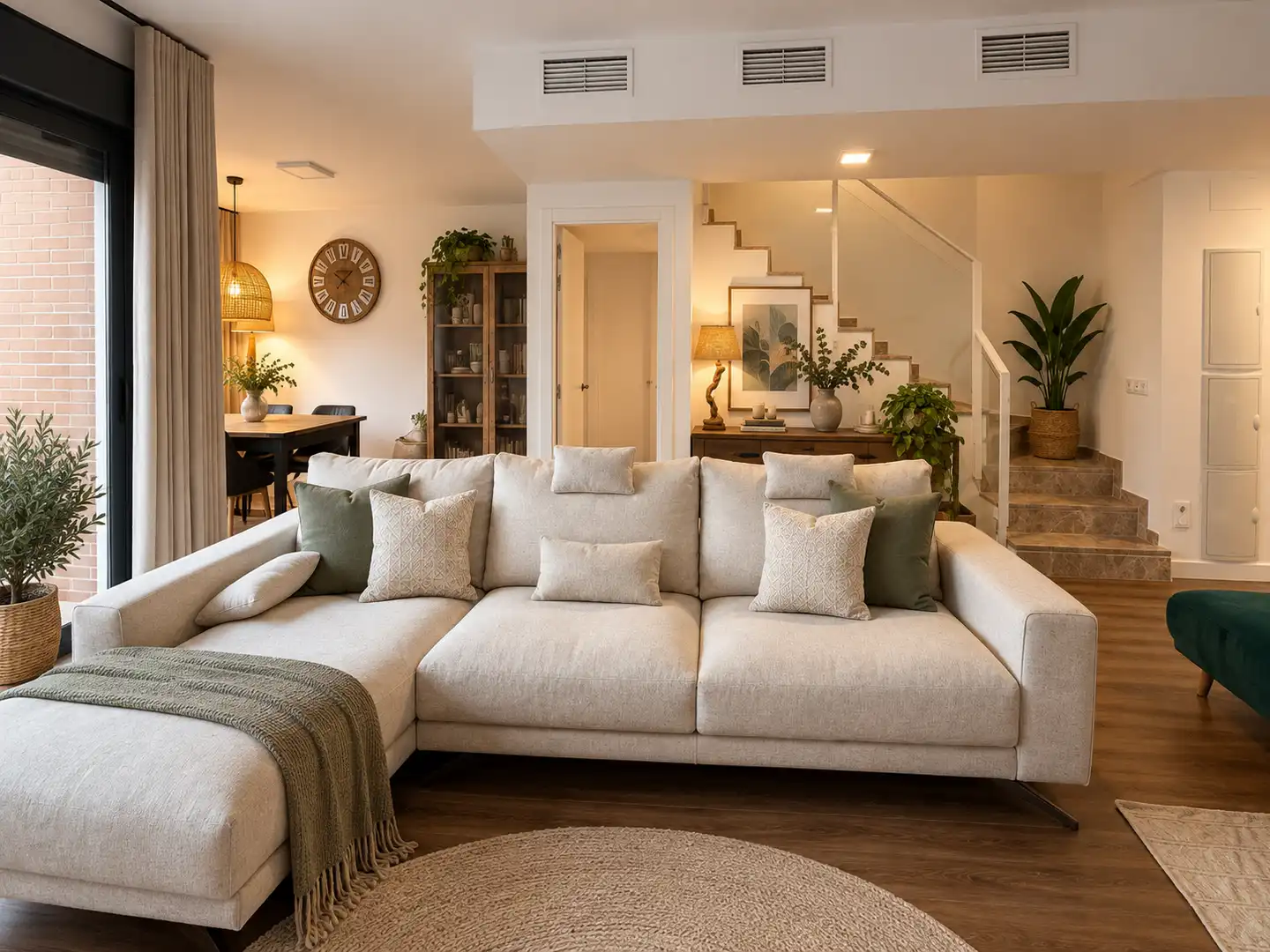 Sala d'estar de Casa o xalet en venda en Málaga amb Aire condicionat, Terrassa i Piscina comunitària