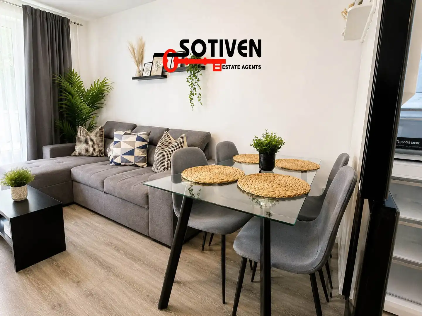 Sala d'estar de Apartament de lloguer en Santiago del Teide amb Terrassa i Piscina comunitària