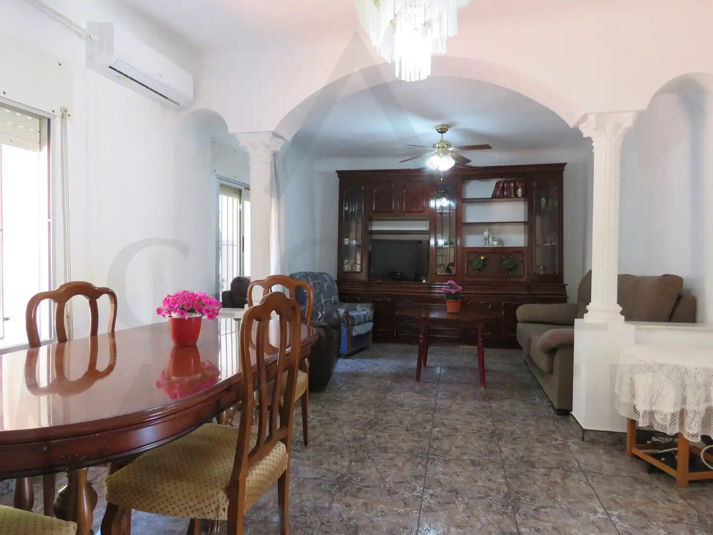 Sala de estar de Casa o chalet en venta en Cartagena con Aire acondicionado, Jardín privado y Amueblado