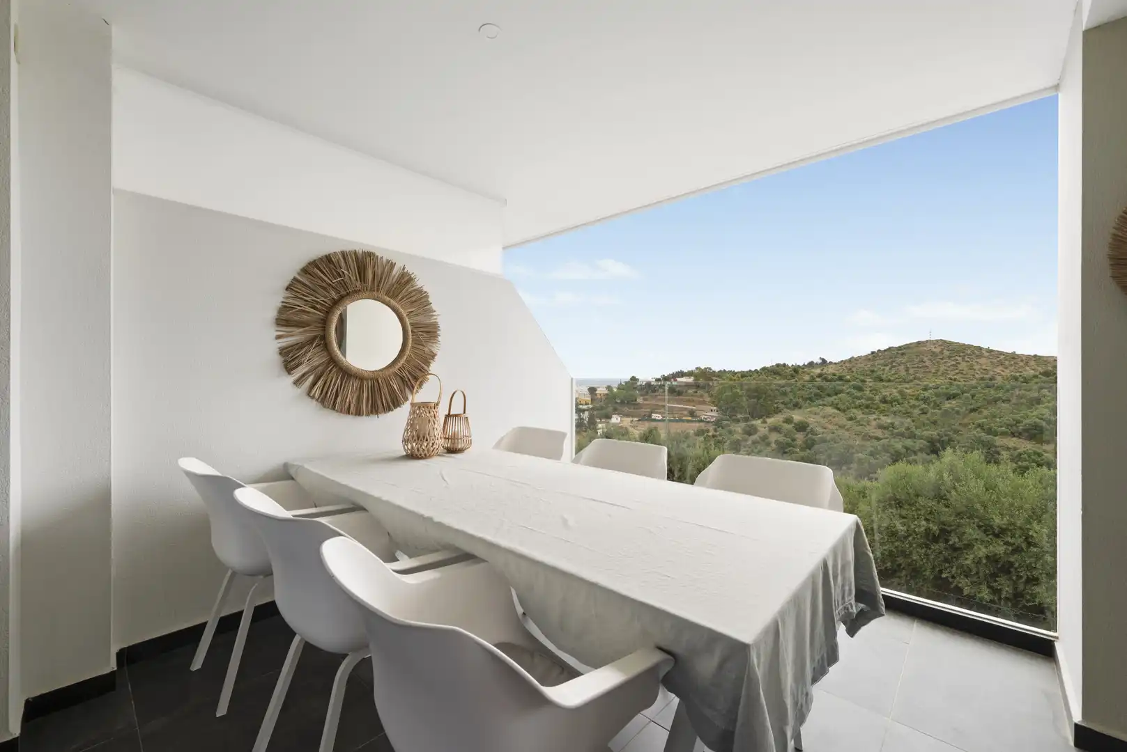 Terraza de Apartamento en venta en Mijas con Aire acondicionado, Terraza y Piscina