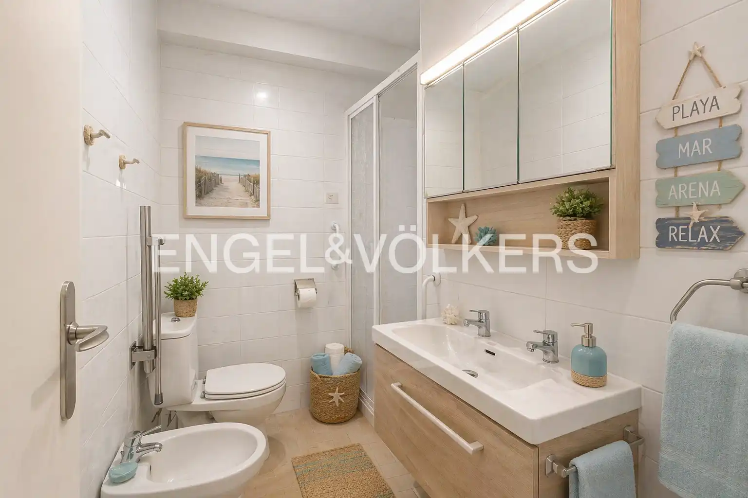 Badezimmer von Wohnung zum Verkauf in Barcelona mit Heizung