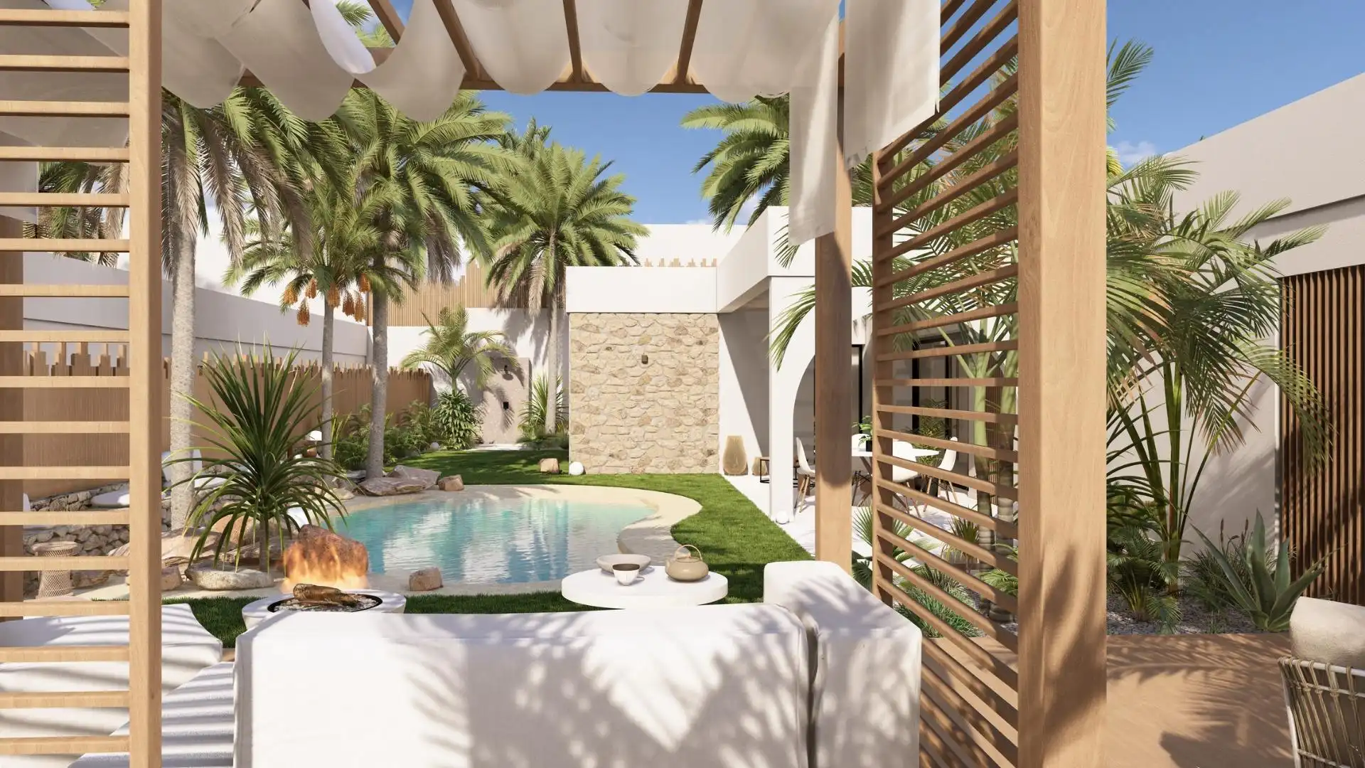 Chalet con piscina en venta en Campo de Murcia, imagen 3