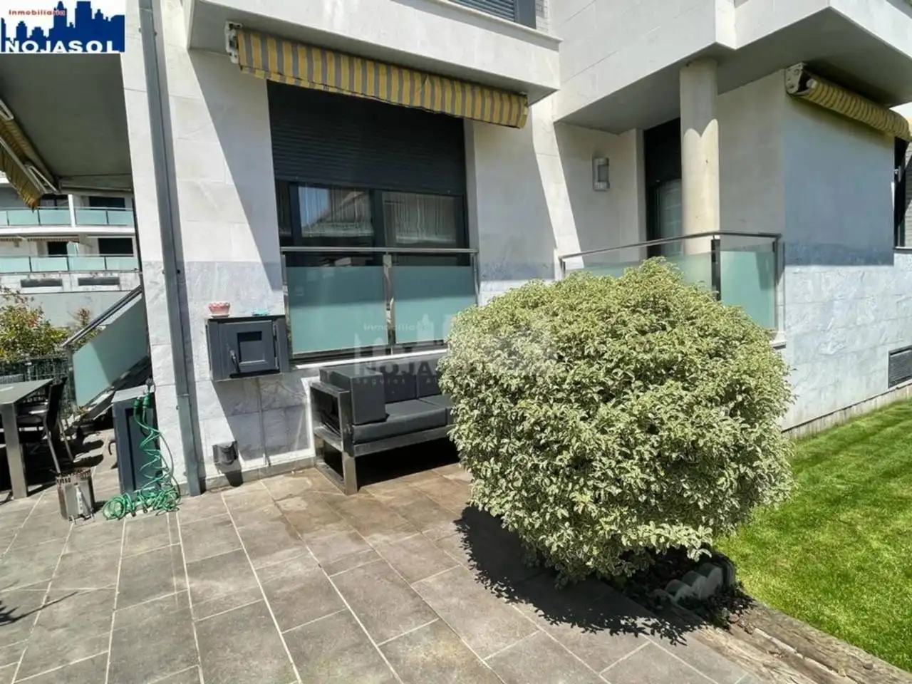 Terrasse von Wohnung zur Miete in Noja mit Heizung, Privatgarten und Terrasse