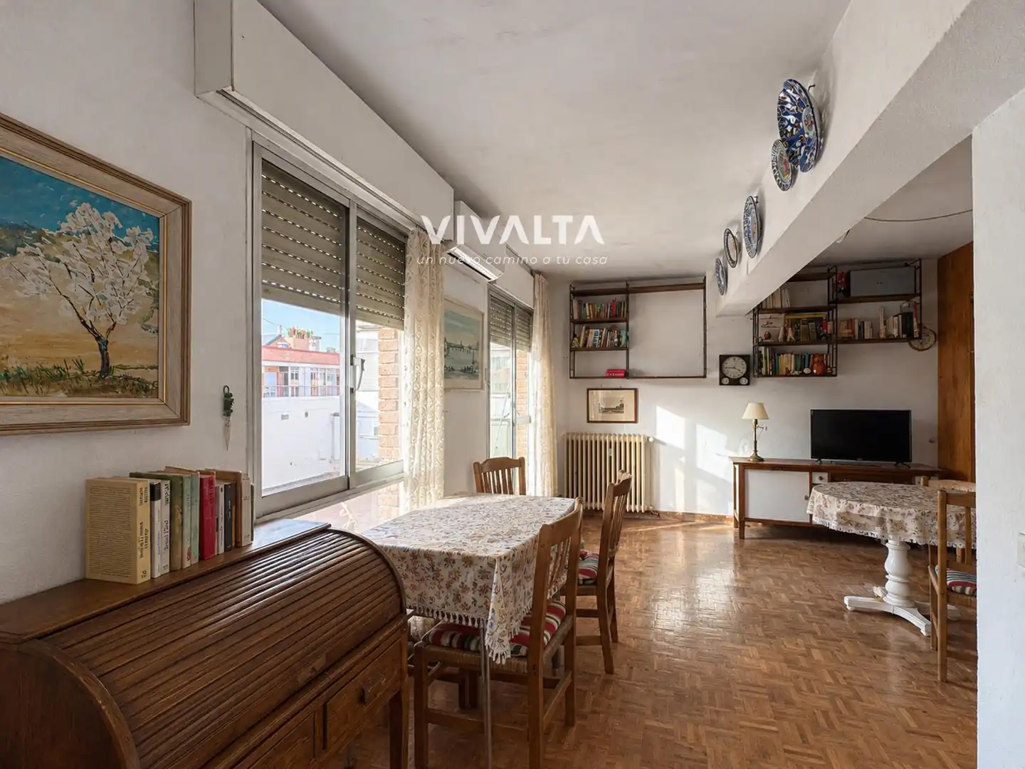 Sala de estar de Ático en venta en Carabanchel