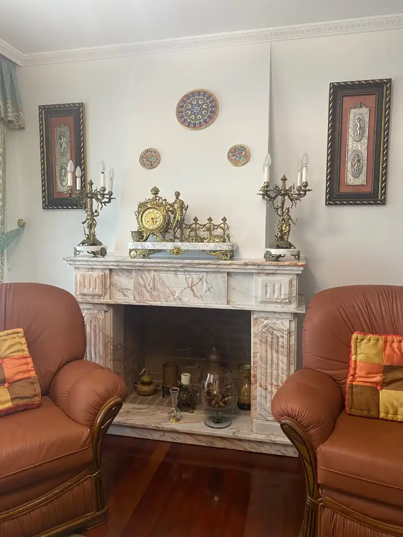 Sala de estar de Casa o chalet en venta en Dodro con Calefacción, Jardín privado y Parquet