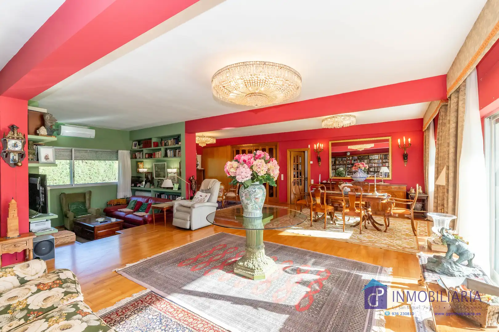 Sala de estar de Casa o chalet en venta en Zaragoza con Aire acondicionado, Calefacción y Jardín privado