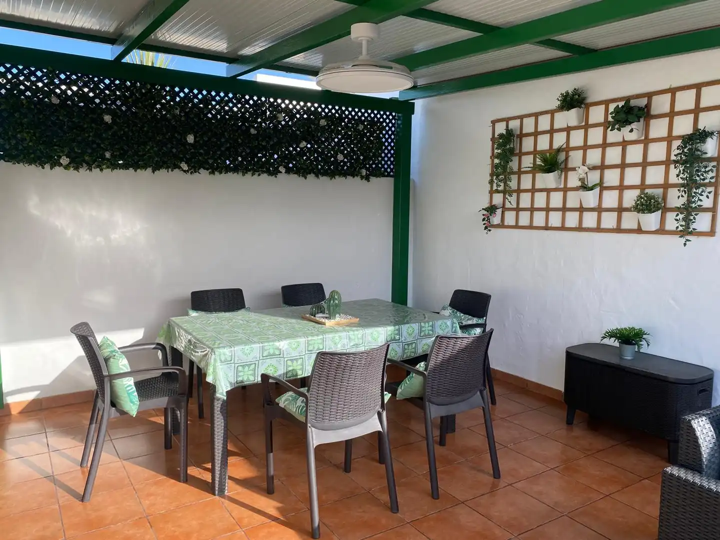 Terrace of Houses for rent in San Bartolomé de Tirajana  with Terrace, Furnished and Washing machine