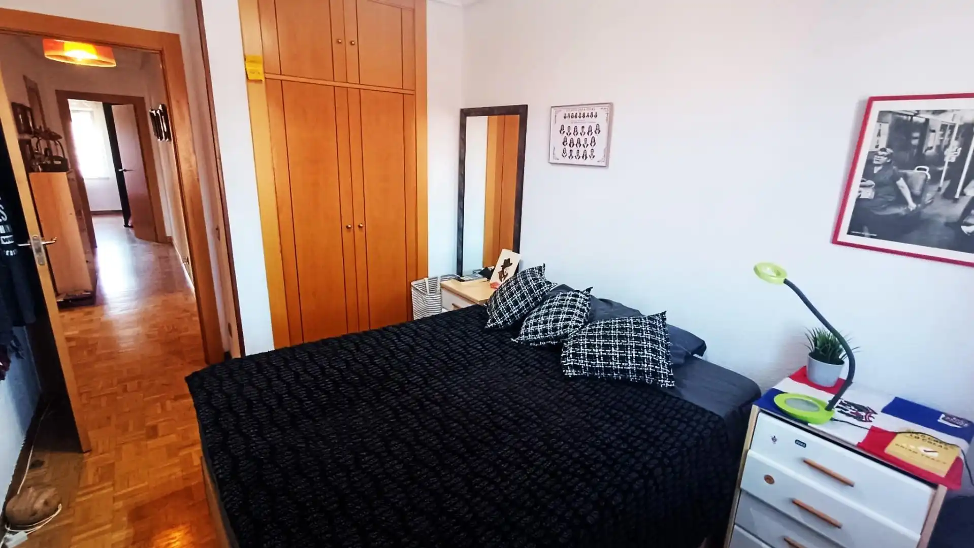 Schlafzimmer von Wohnung zum Verkauf in Zamora Capital  mit Heizung, Parkett und Terrasse
