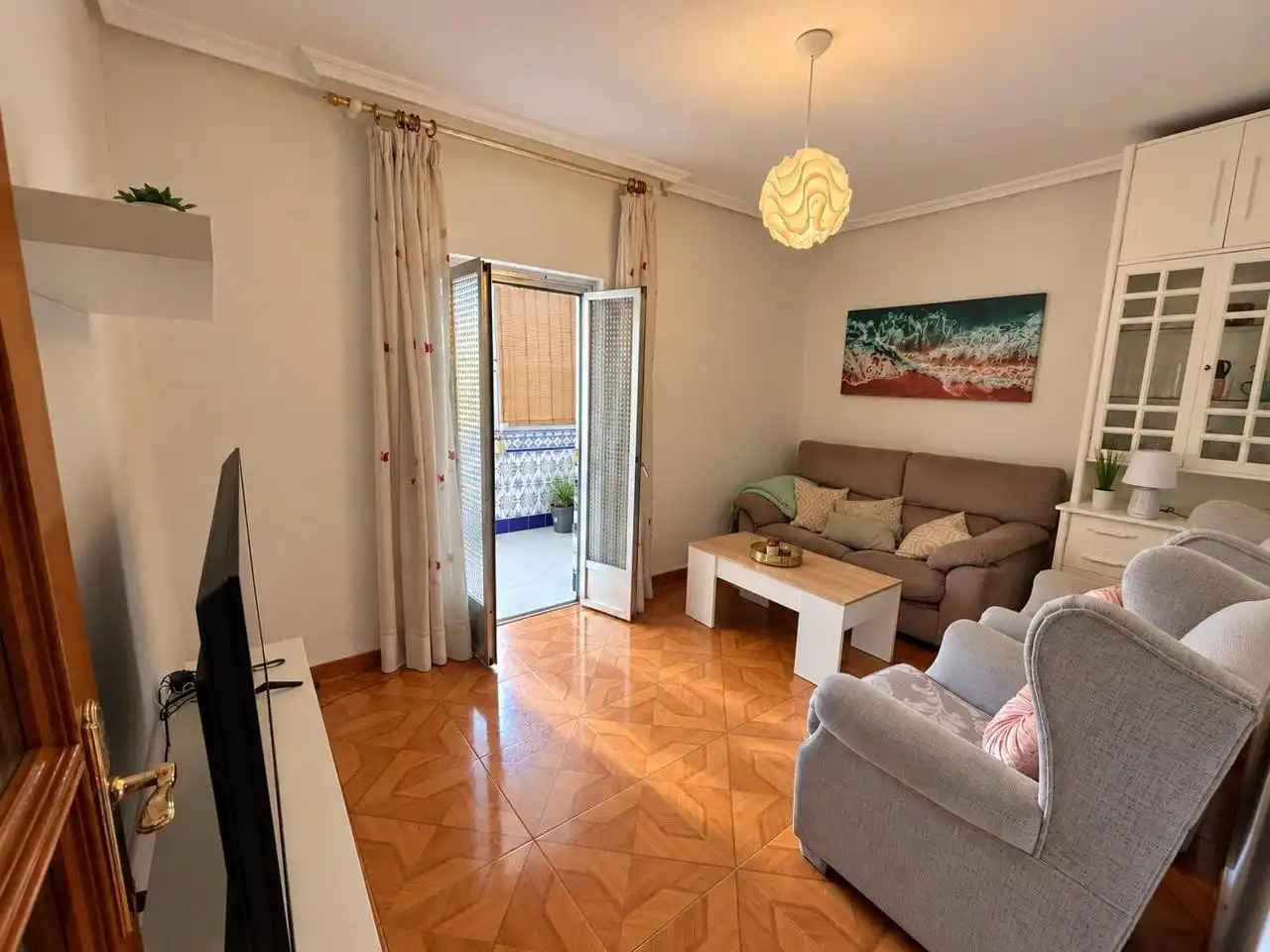 Living room of Flat for sale in Chamartín