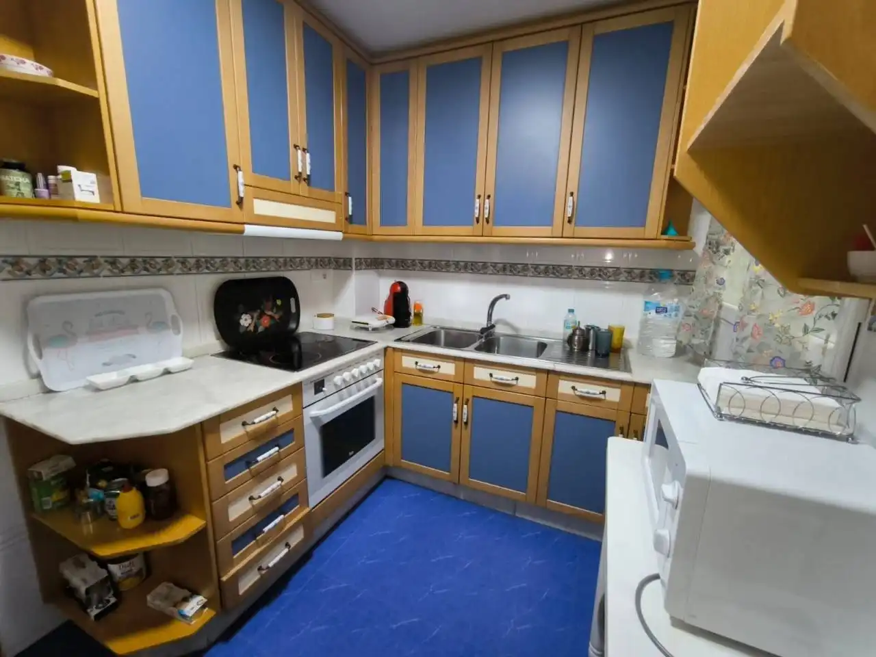 Cocina de Piso de alquiler en Albacete con Aire acondicionado, Calefacción y Balcón