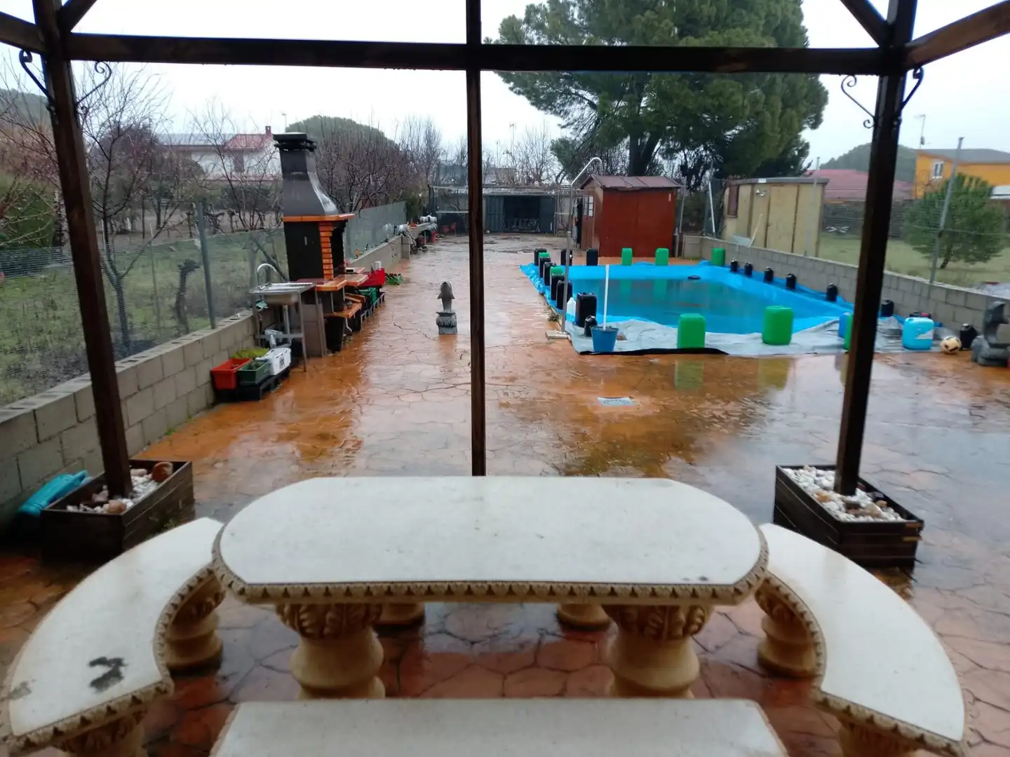Piscina de Casa o chalet en venta en El Viso de San Juan con Calefacción, Terraza y Piscina
