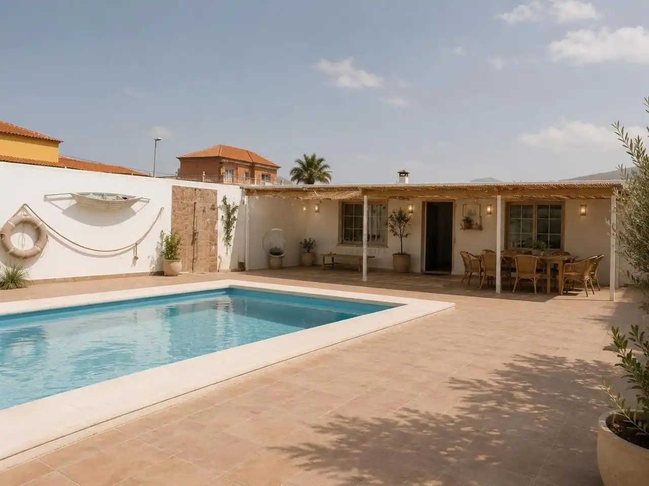 Piscina de Casa o chalet de alquiler en Arona con Jardín privado, Terraza y Piscina