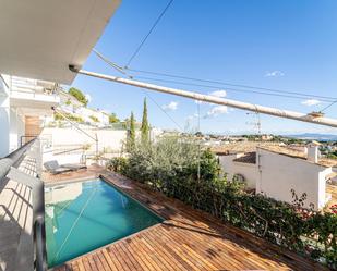 Vista exterior de Casa o xalet en venda en  Palma de Mallorca amb Aire condicionat, Terrassa i Piscina