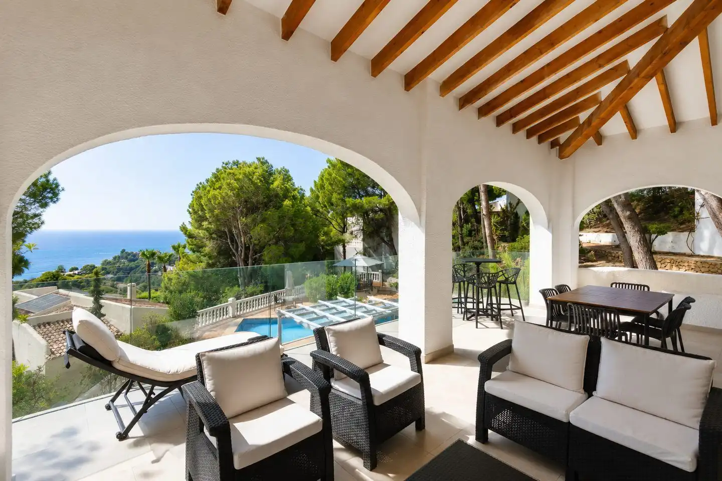 Terrassa de Casa o xalet de lloguer en Altea amb Aire condicionat, Calefacció i Jardí privat