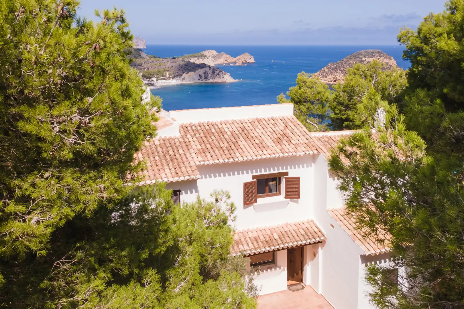 Vista exterior de Casa o xalet en venda en Jávea / Xàbia amb Aire condicionat, Jardí privat i Terrassa