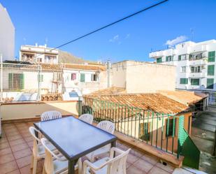 Exterior view of Single-family semi-detached for sale in Pollença  with Air Conditioner and Terrace