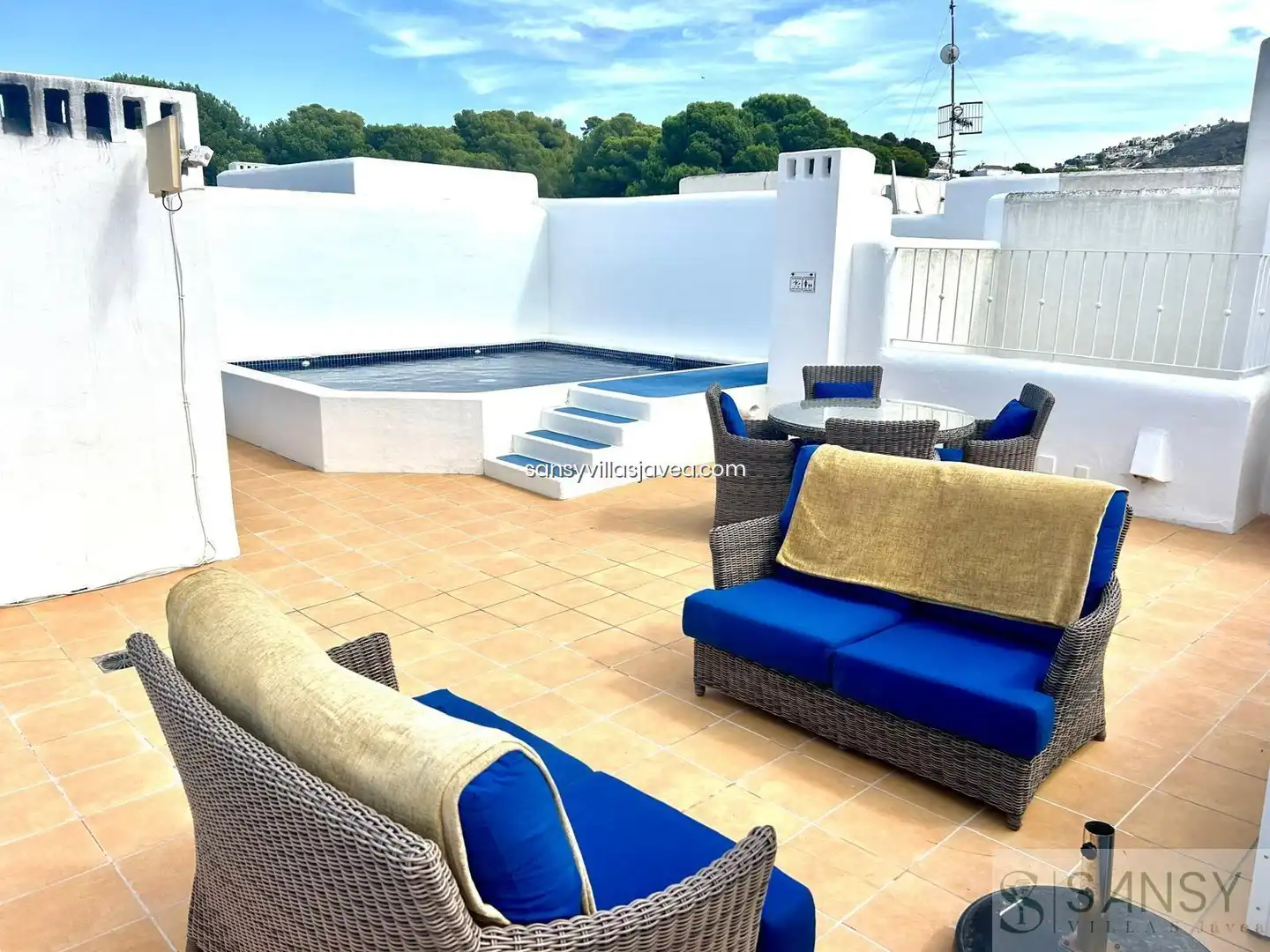 Terraza de Ático en venta en Moraira con Aire acondicionado y Trastero