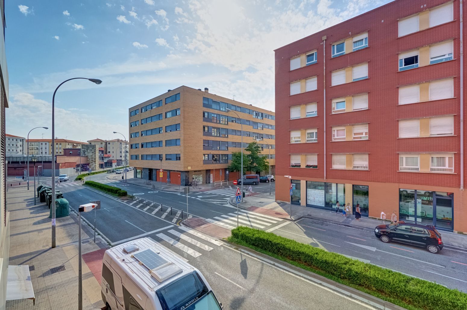 Vista exterior de Pis en venda en  Pamplona / Iruña amb Calefacció, Parquet i Terrassa