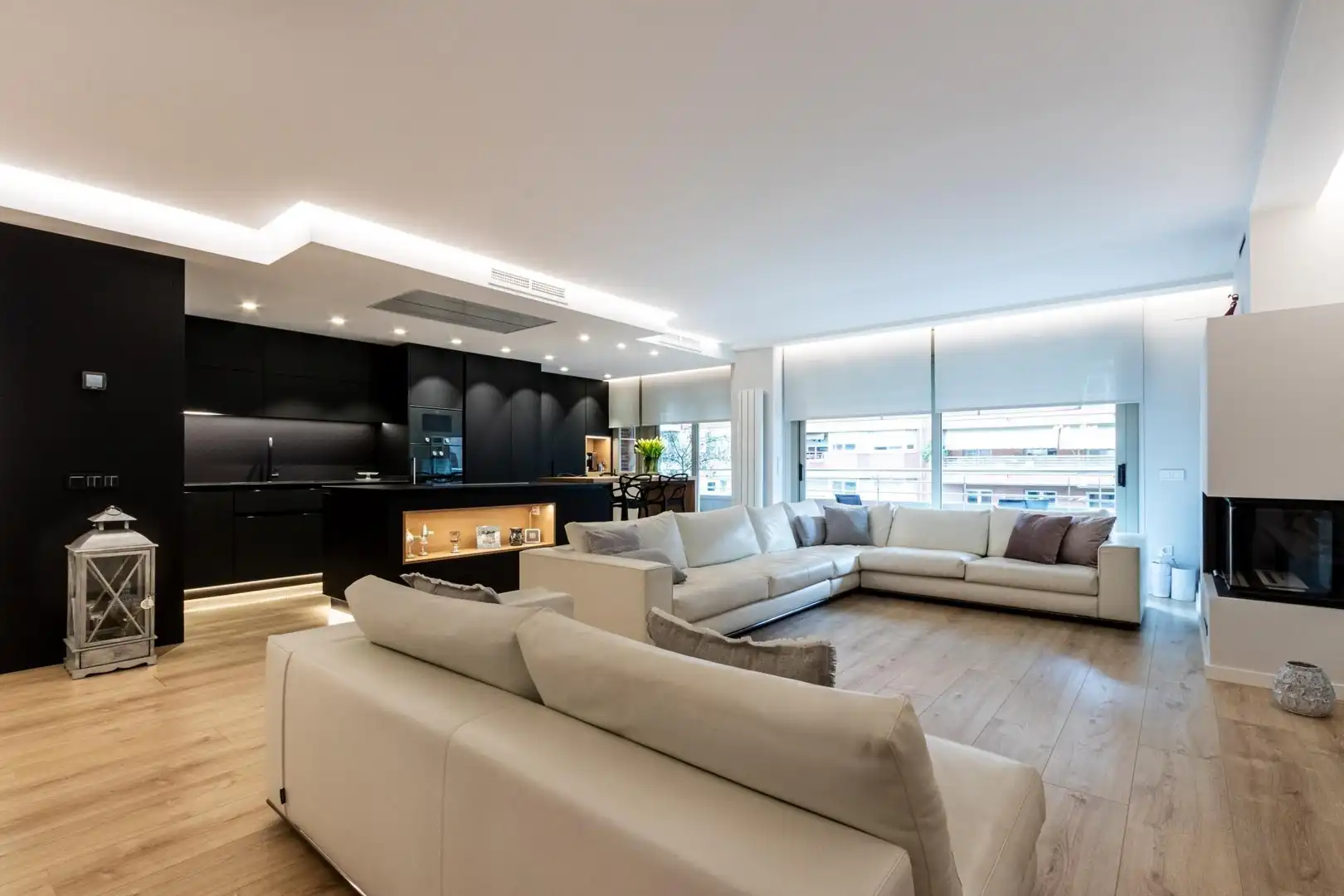Sala de estar de Piso en venta en Manresa con Calefacción, Jardín privado y Parquet