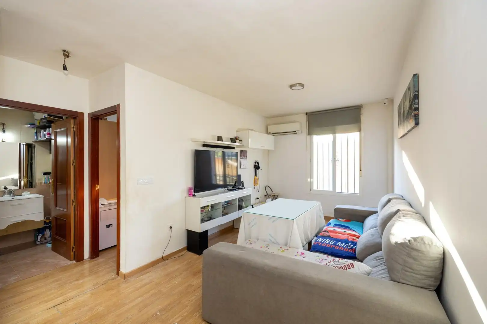 Living room of Flat for sale in Cijuela  with Air Conditioner, Terrace and Storage room