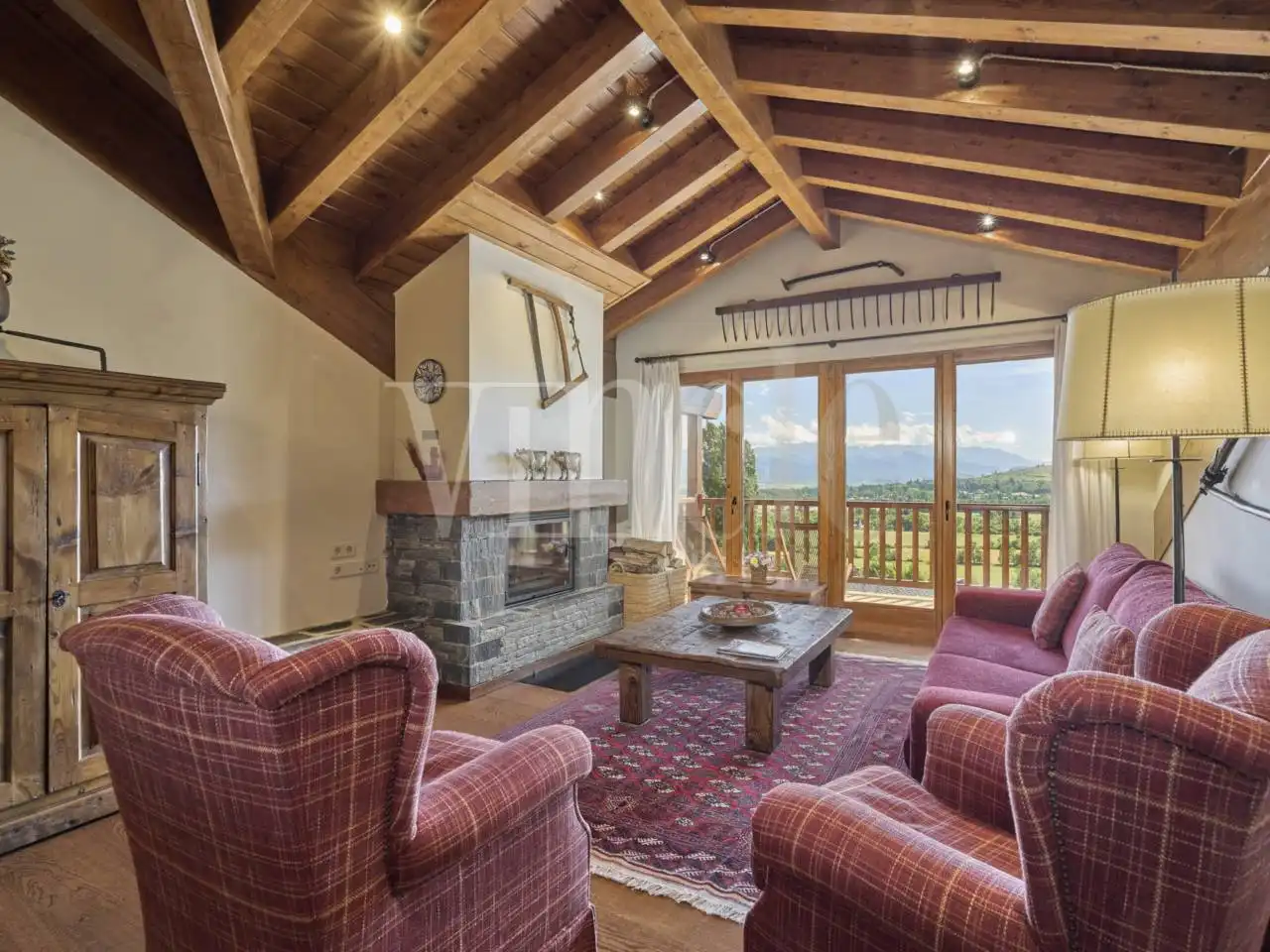 Living room of Duplexes for sale in Puigcerdà  with Heating, Parquet flooring and Terrace