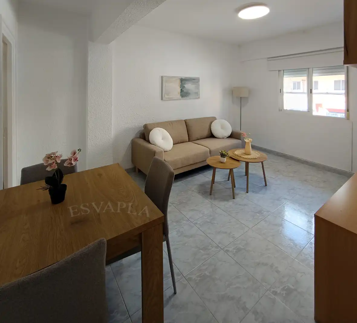 Wohnzimmer von Wohnung zur Miete in Alicante / Alacant mit Klimaanlage, Möbliert und Ofen