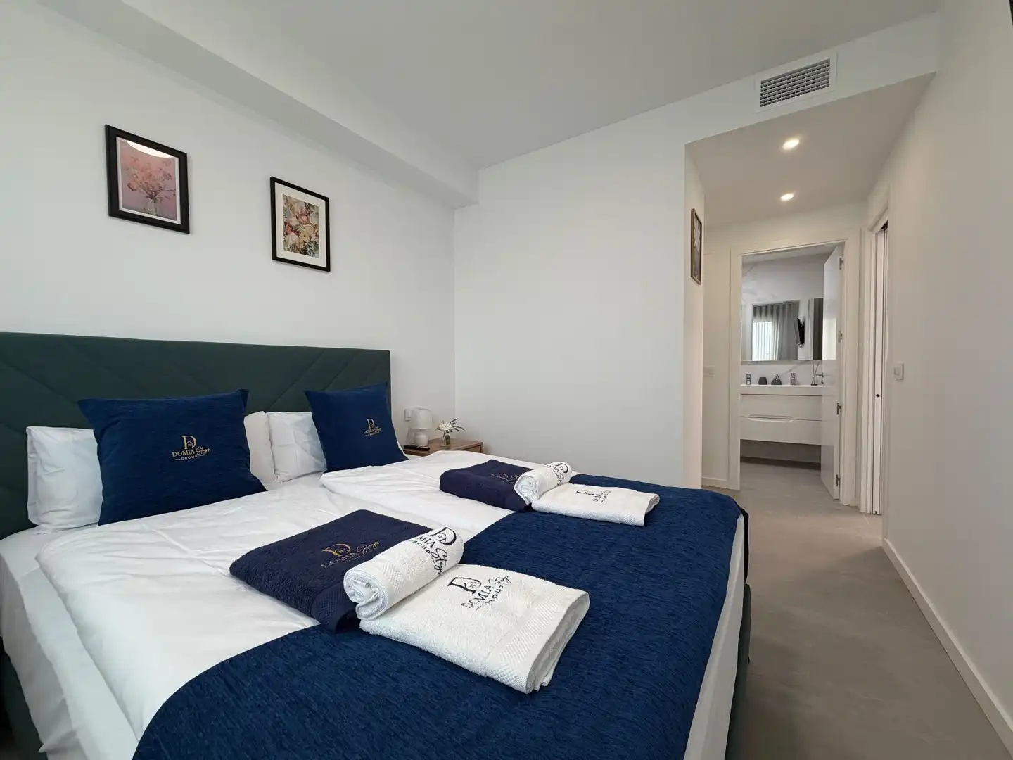 Schlafzimmer von Dachboden zur Miete in Finestrat mit Klimaanlage, Heizung und Privatgarten