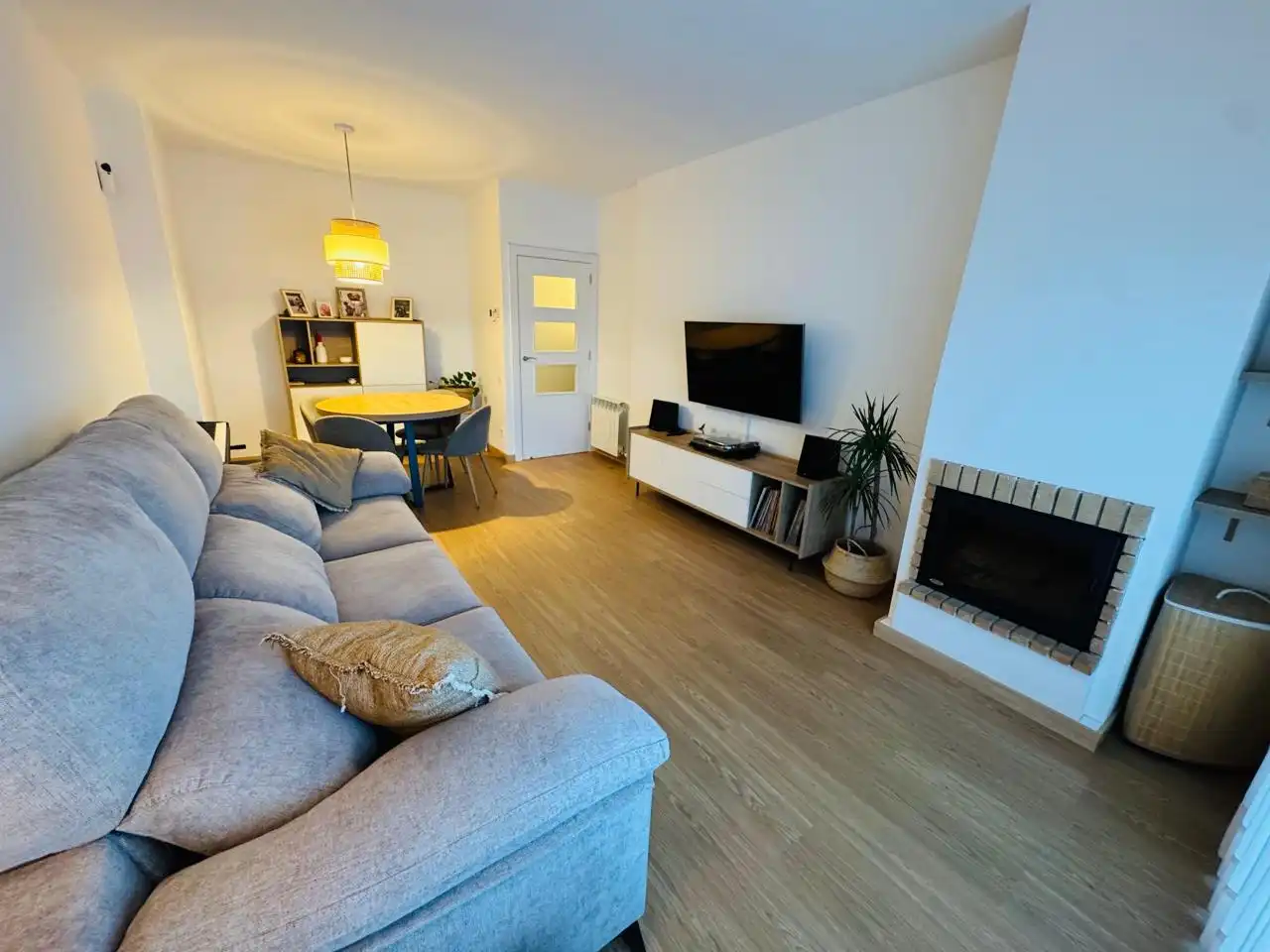 Sala de estar de Piso en venta en Sabadell con Aire acondicionado, Calefacción y Parquet